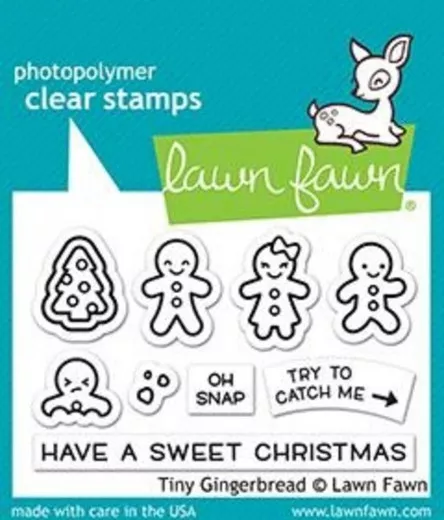 Lawn Fawn Clear Stamps - Tiny Gingerbread