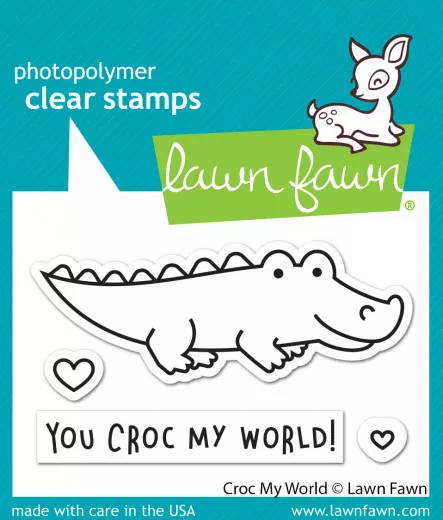 Clear Stamps - Croc My World