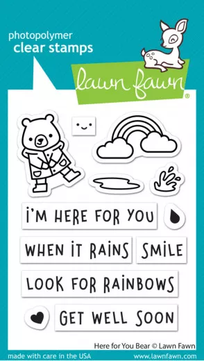 Clear Stamps - Here for You Bear