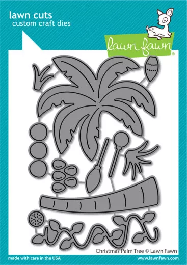 Lawn Cuts Custom Craft Dies - Christmas Palm Tree