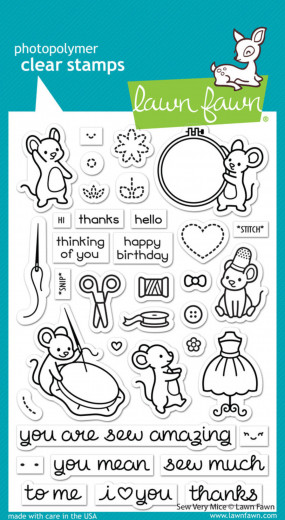 Clear Stamps - Sew Very Mice