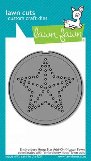 Lawn Cuts Custom Craft Dies - Embroidery Hoop Star