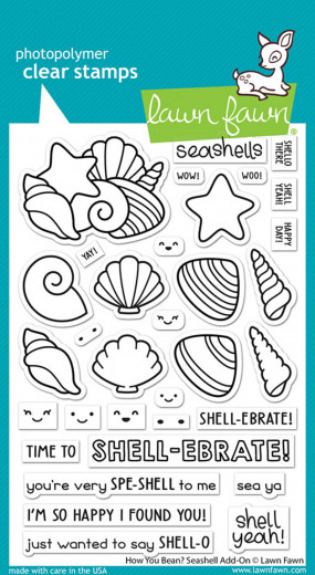 Clear Stamps - How You Bean? Seashell Add-On