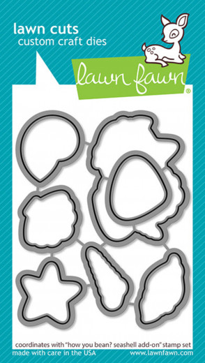 Lawn Cuts Custom Craft Dies - How You Bean? Seashell Add-On