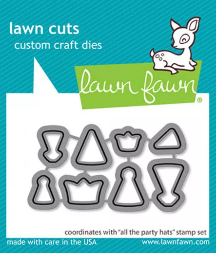 Lawn Cuts Custom Craft Dies - All The Party Hats