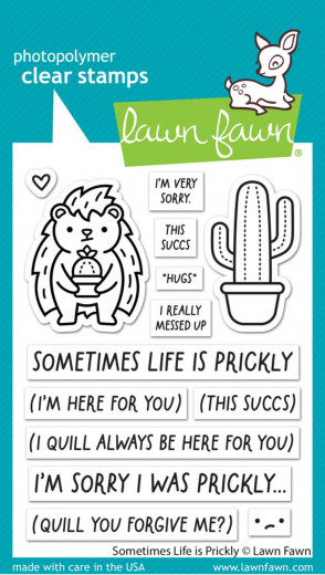 Clear Stamps - Sometimes Life is Prickly