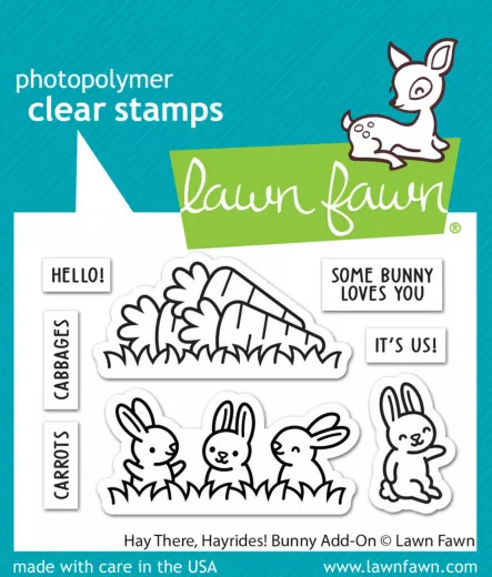 Clear Stamps - Hay There, Hayrides! Bunny Add-On