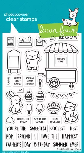 Clear Stamps - Treat Cart