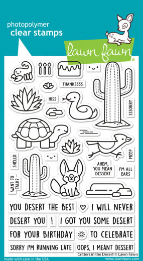 Clear Stamps - Critters In The Desert