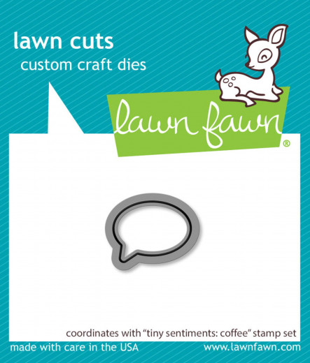 Lawn Cuts Custom Craft Dies - Tiny Sentiments: Coffee