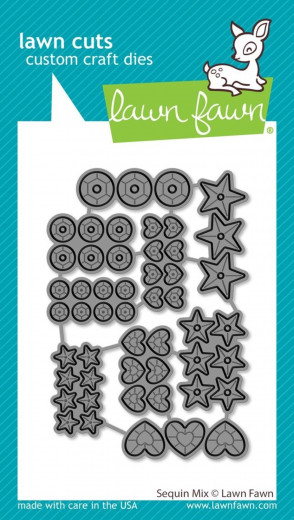 Lawn Cuts Custom Craft Dies - Sequin Mix