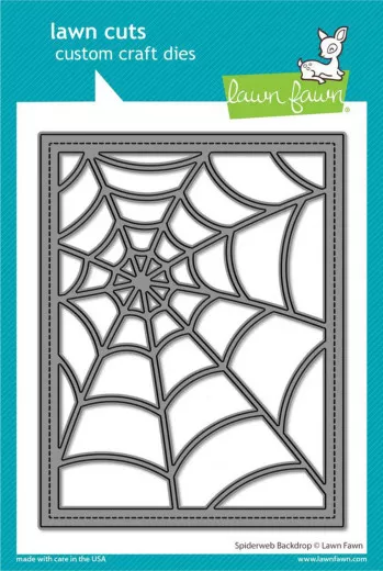 Lawn Cuts Custom Craft Dies - Spiderweb Backdrop