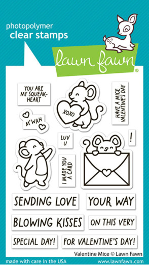 Clear Stamps - Valentine Mice