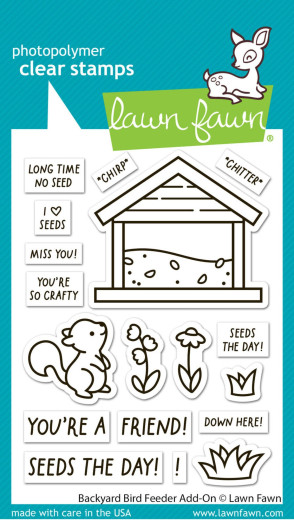 Clear Stamps - Backyard Bird Feeder Add-On