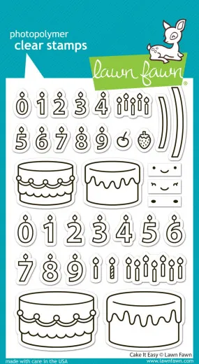 Clear Stamps - Cake It Easy