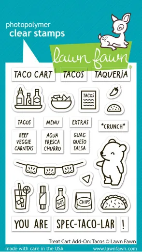 Clear Stamps - Treat Cart Add-On Tacos