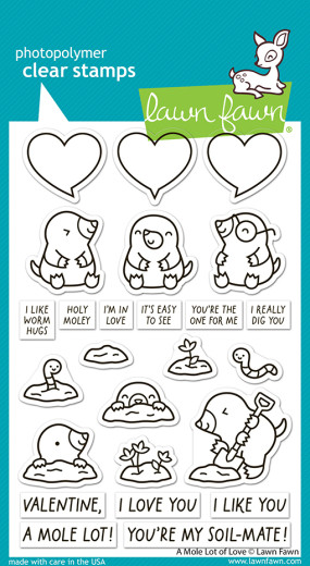 Clear Stamps - A Mole Lot Of Love
