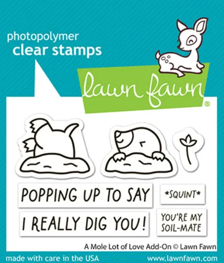 Clear Stamps - A Mole Lot Of Love Add-On