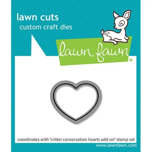 Lawn Cuts Dies - Critter Conversation Hearts Add-On