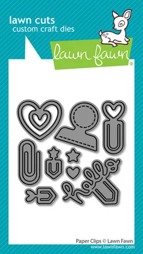 Lawn Cuts Dies - Paper Clips Stand-Alone