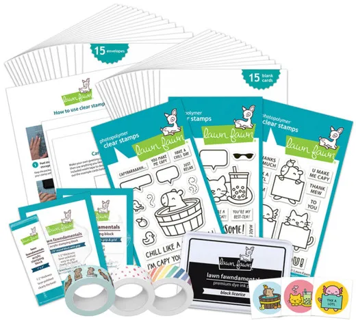 Lawn Fawn - Combo Two Kids Cardmaking Kit