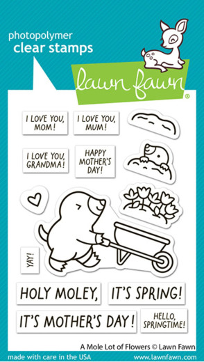 Clear Stamps - A Mole Lot Of Flowers