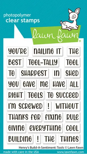 Clear Stamps - Henry's Build-A-Sentiment Tools