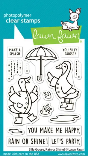 Clear Stamps - Silly Goose, Rain Or Shine!
