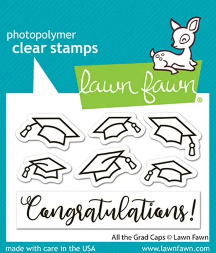 Clear Stamps - All The Grad Caps