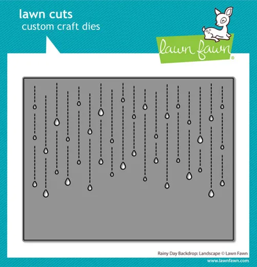 Lawn Cuts Dies - Rainy Day Backdrop: Landscape Stand-Alone
