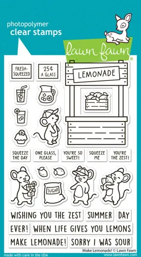 Clear Stamps - Make Lemonade!