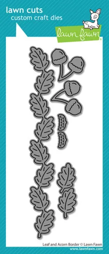Lawn Cuts Dies - Leaf and Acorn Border