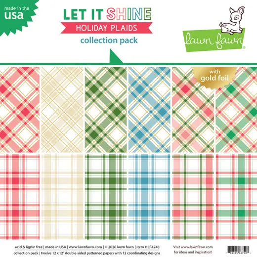 Let It Shine Holiday - Plaids 12x12 Collection Pack