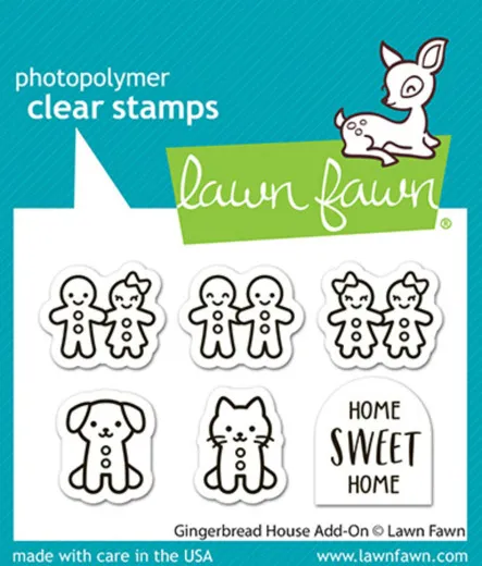 Clear Stamps - Gingerbread House Add-On