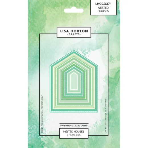 Lisa Horton Crafts - Fundamentals Die Set - Nested Houses