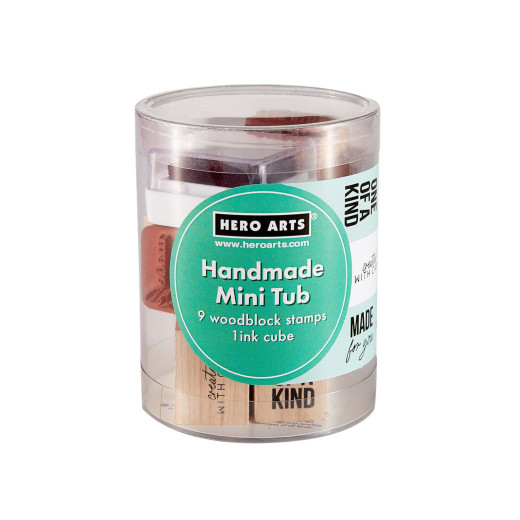 Hero Arts - Mini Tub Woodblock Stamps - Handmade
