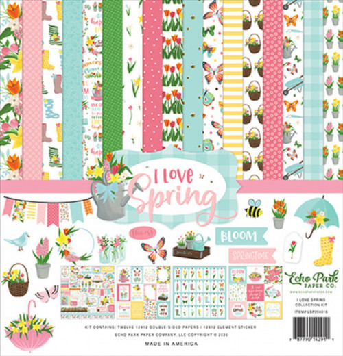 I Love Spring 12x12 Collection Kit