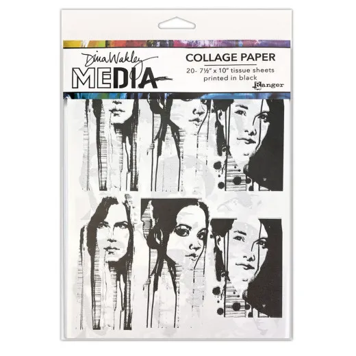 Dina Wakley Media Collage Paper - Photo Transfers
