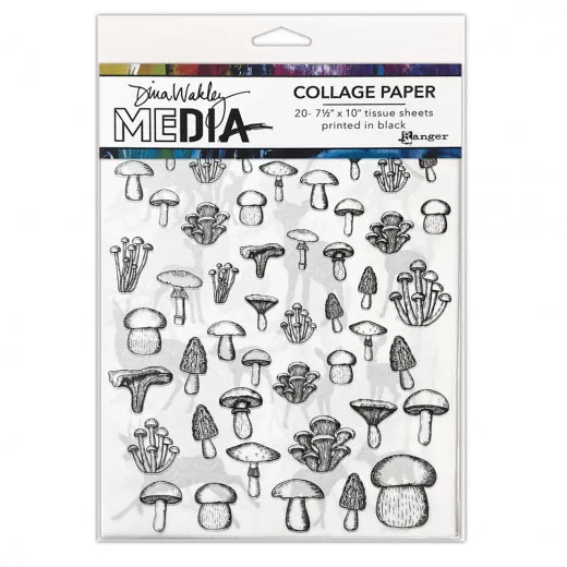 Dina Wakley Media Collage Tissue Paper - The Forest