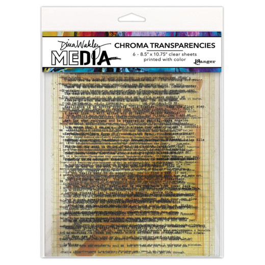 Dina Wakley Media - Chroma Transparencies - Typed Quotes