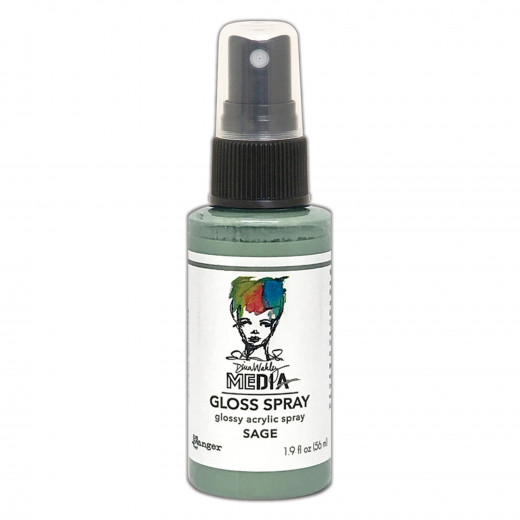 Dina Wakley Media Gloss Spray - Sage