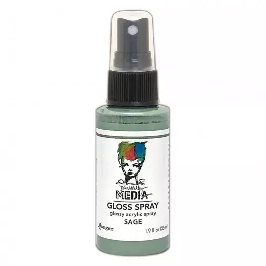 Dina Wakley Media Gloss Spray - Sage