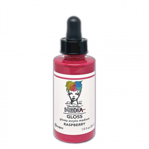 Dina Wakley Media Gloss - Raspberry