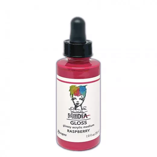 Dina Wakley Media Gloss - Raspberry