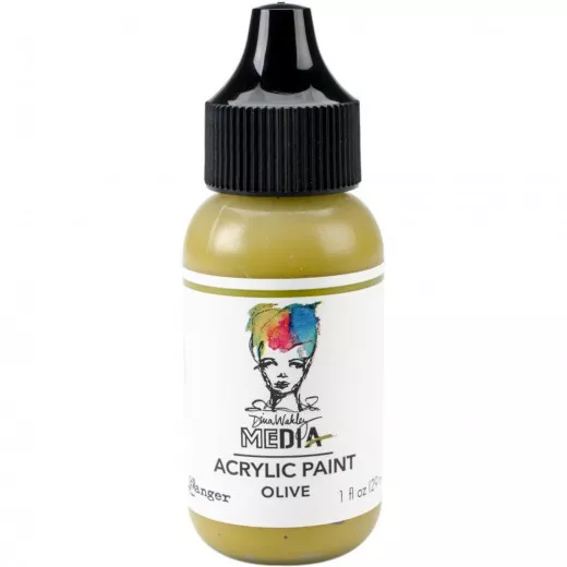 Dina Wakley Media - Acrylic Paint - Olive