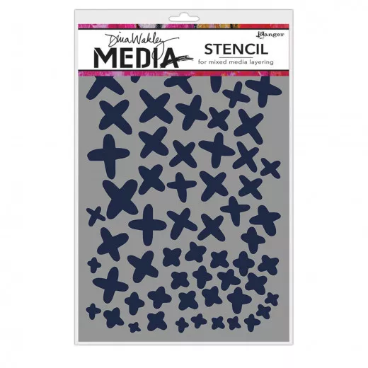 Dina Wakley Media Stencil - Xs