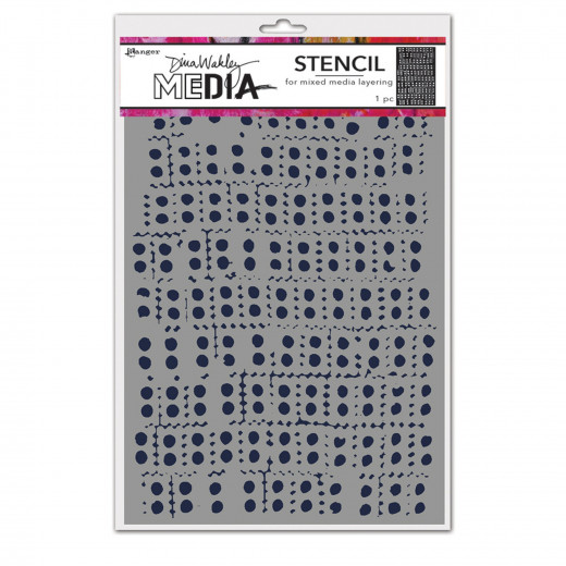 Dina Wakley Media Stencils - Stacked