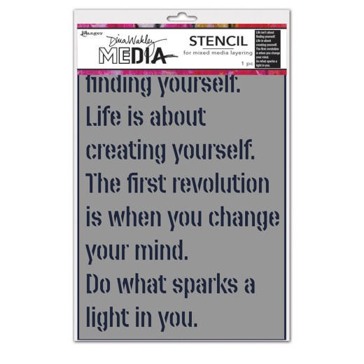 Dina Wakley Media Stencils - Create Yourself