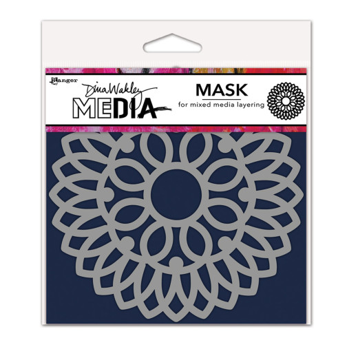 Dina Wakley Media Stencils - Pointy Doily