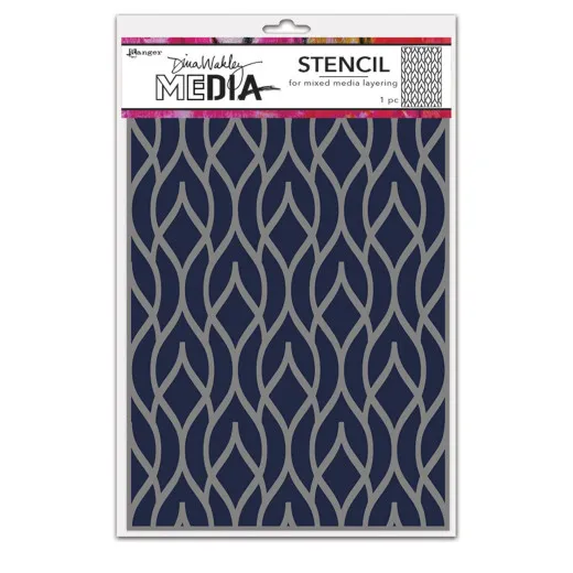 Dina Wakley Media Stencils - Pointy Fence